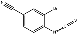 2-Bromo-4-cyanophenylisothiocyanate Struktur