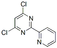 4,6-dichloro-2-pyridin-2-ylpyrimidine Struktur