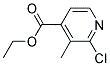 2-CHLORO-3-METHYL-4-PYRIDINECARBOXYLIC ACID ETHYL ESTER Struktur