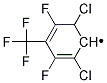 2,6-DICHLORO-3,5-DIFLUORO-4-TRIFLUOROMETHYLPHENYL Struktur