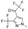 2,2,2-TRIFLUORO-1-(3-(TRIFLUOROMETHYL)-1-METHYL-1H-PYRAZOL-4-YL)ETHANONE Struktur