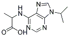 2-(9-ISOPROPYL-9H-PURIN-6-YLAMINO)PROPANOIC ACID Struktur