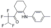 1-[N-(P-TOLUIDINO)]-2-(2,2,3,3-TERAFLUOROPROPANOYL)-CYCLOHEX-1-ENE Struktur