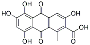 1,3,4,6-TETRAHYDROXY-8-METHYL-ANTHRAQUINONE-7-CARBOXYLIC ACID Struktur