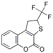 1,2-DIHYDRO-2-TRIFLUOROMETHYL-4H-THIENO-[2,3-C]-CHROMEN-4-ONE Struktur