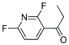 1-(2,6-DIFLUOROPYRIDIN-3-YL)PROPAN-1-ONE Struktur