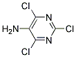 2,4,6-TRICHLOROPYRIMIDIN-5-AMINE Struktur