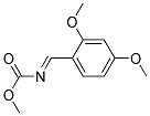 (2,4-DIMETHOXY-BENZYLIDENE)-CARBAMIC ACIDMETHYL ESTER Struktur