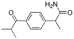 2-(4-ISOBUTYRYLPHENYL)PROPANAMIDE Struktur