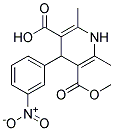 1,4-DIHYDRO-2,6-DIMETHYL-4-(3-NITROPHENYL)PYRIDINE-3,5-DICARBOXYLIC ACID METHYL ESTER Struktur