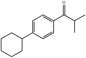 1-(4-CYCLOHEXYLPHENYL)-2-METHYLPROPAN-1-ONE 97+% Struktur