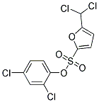 2,4-DICHLOROPHENYL 5-(DICHLOROMETHYL)FURAN-2-SULPHONATE Struktur