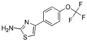 2-AMINO-4-[4-(TRIFLUOROMETHOXY)PHENYL]THIAZOL Struktur