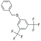 1-BENZYLSULFANYL-3,5-BIS-TRIFLUOROMETHYL-BENZENE Struktur