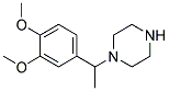 1-[1-(3,4-DIMETHOXY-PHENYL)-ETHYL]-PIPERAZINE Struktur