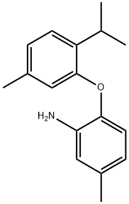 2-(2-ISOPROPYL-5-METHYLPHENOXY)-5-METHYLANILINE Struktur