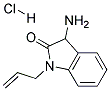 1-ALLYL-3-AMINO-1,3-DIHYDRO-INDOL-2-ONE HYDROCHLORIDE Struktur