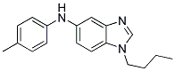 (1-BUTYL-1H-BENZOIMIDAZOL-5-YL)-P-TOLYL-AMINE Struktur