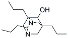 2,5,7-TRIPROPYL-1,3-DIAZATRICYCLO[3.3.1.1(3,7)]DECAN-6-OL Struktur