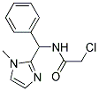 2-CHLORO-N-[(1-METHYL-1H-IMIDAZOL-2-YL)(PHENYL)METHYL]ACETAMIDE Struktur