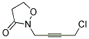 2-(4-CHLORO-BUT-2-YNYL)-ISOXAZOLIDIN-3-ONE Struktur