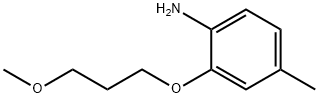 2-(3-METHOXYPROPOXY)-4-METHYLANILINE Struktur