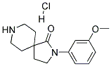 2-(3-METHOXYPHENYL)-2,8-DIAZASPIRO[4.5]DECAN-1-ONE HYDROCHLORIDE Struktur