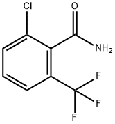 2-CHLORO-6-(TRIFLUOROMETHYL)BENZAMIDE Struktur