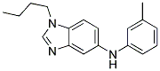 (1-BUTYL-1H-BENZOIMIDAZOL-5-YL)-M-TOLYL-AMINE Struktur