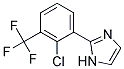 2-(2-CHLORO-3-TRIFLUOROMETHYL-PHENYL)-1H-IMIDAZOLE Struktur