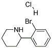 2-(2-BROMOPHENYL)PIPERIDINE HYDROCHLORIDE Struktur