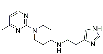 1-(4,6-DIMETHYLPYRIMIDIN-2-YL)-N-[2-(1H-IMIDAZOL-4-YL)ETHYL]PIPERIDIN-4-AMINE Struktur