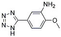 [2-METHOXY-5-(1H-TETRAZOL-5-YL)PHENYL]AMINE Struktur