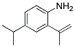 2-ISOPROPENYL-4-ISOPROPYL-PHENYLAMINE Struktur