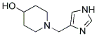1-(1H-IMIDAZOL-4-YLMETHYL)-PIPERIDIN-4-OL Struktur