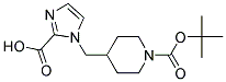 1-BOC-4-(2-CARBOXY-IMIDAZOL-1-YLMETHYL)-PIPERIDINE Struktur