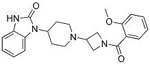 1-(1-[1-(2-METHOXYBENZOYL)AZETIDIN-3-YL]PIPERIDIN-4-YL)-1,3-DIHYDRO-2H-BENZIMIDAZOL-2-ONE Struktur