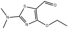 2-DIMETHYLAMINO-4-ETHOXY-THIAZOLE-5-CARBALDEHYDE Struktur