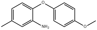 2-(4-METHOXYPHENOXY)-5-METHYLANILINE Struktur