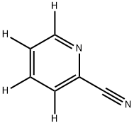 2-CYANOPYRIDINE-D4 Struktur