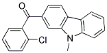 (2-CHLORO-PHENYL)-(9-METHYL-9H-CARBAZOL-2-YL)-METHANONE Struktur