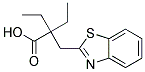 2-(1,3-BENZOTHIAZOL-2-YLMETHYL)-2-ETHYLBUTANOIC ACID Struktur