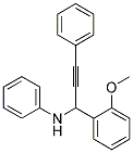 [1-(2-METHOXY-PHENYL)-3-PHENYL-PROP-2-YNYL]-PHENYL-AMINE Struktur