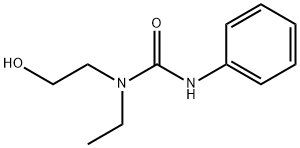 1-ETHYL-1-(2-HYDROXYETHYL)-3-PHENYLUREA Struktur