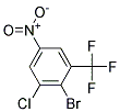 2-Bromo-3-Chloro-5-Nitrobenzotrifluoride Struktur