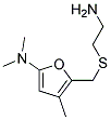 2-[[[5-(Dimethylamino)Methyl-2-Furanyl]Methyl]Thio]Ethylamine Struktur