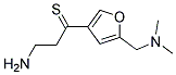 2-Dimethyl aminomethyl-4-(2-aminoethyl thiomethyl)furan Struktur