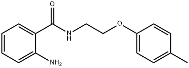 2-Amino-N-[2-(4-methylphenoxy)ethyl]benzamide Struktur