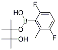 2,5-Difluoro-6-methylbenzeneboronic acid, pinacol ester Struktur