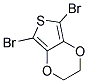 2,5-dibromo-3,4-ethylenedioxythiophene Struktur